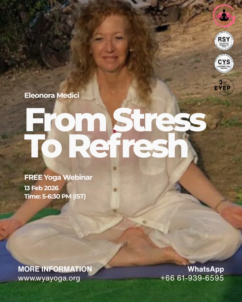 Yoga for Stress Management Free Workshop Yoga for stress management free workshop with guided breathing and relaxation practice