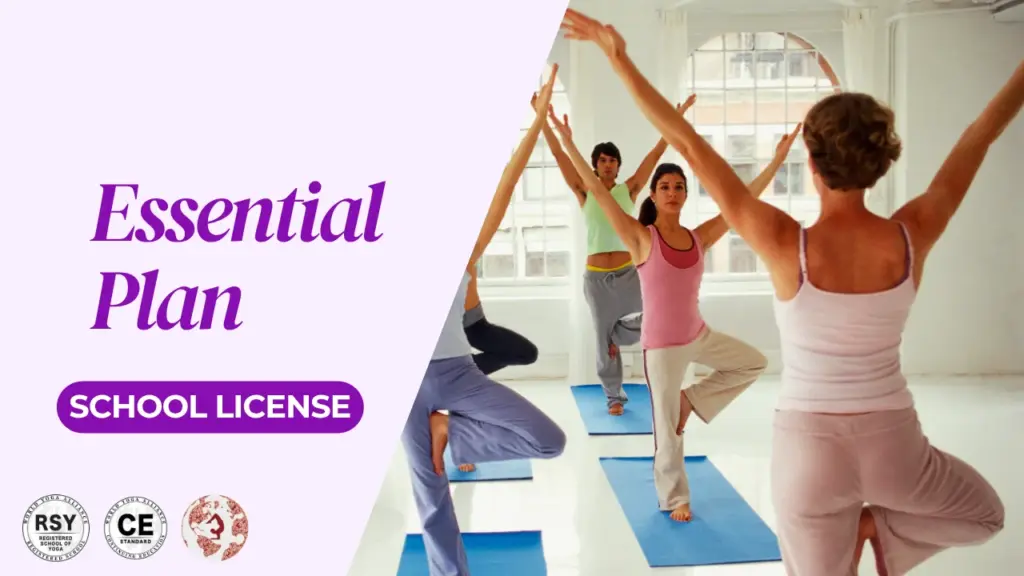 RYS Essential Plan by World Yoga Alliance for registered yoga schools and teacher training accreditation