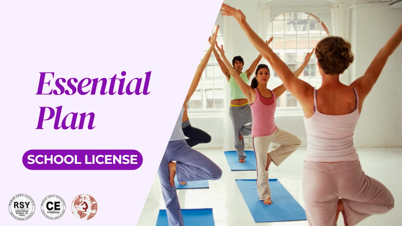RYS Essential Plan by World Yoga Alliance for registered yoga schools and teacher training accreditation