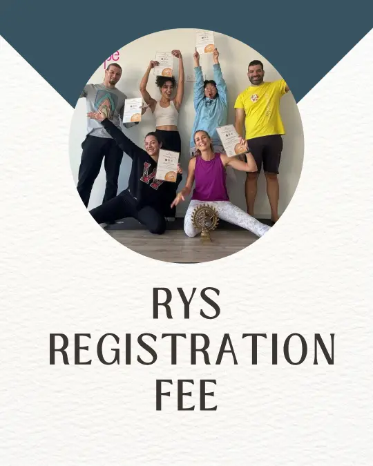 Yoga School Registration fee for World Yoga Alliance Membership