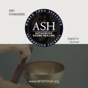 18 Hour Sound Healing Level 1 PDF Resource featuring singing bowls, meditation, chakra healing, and holistic wellness education.