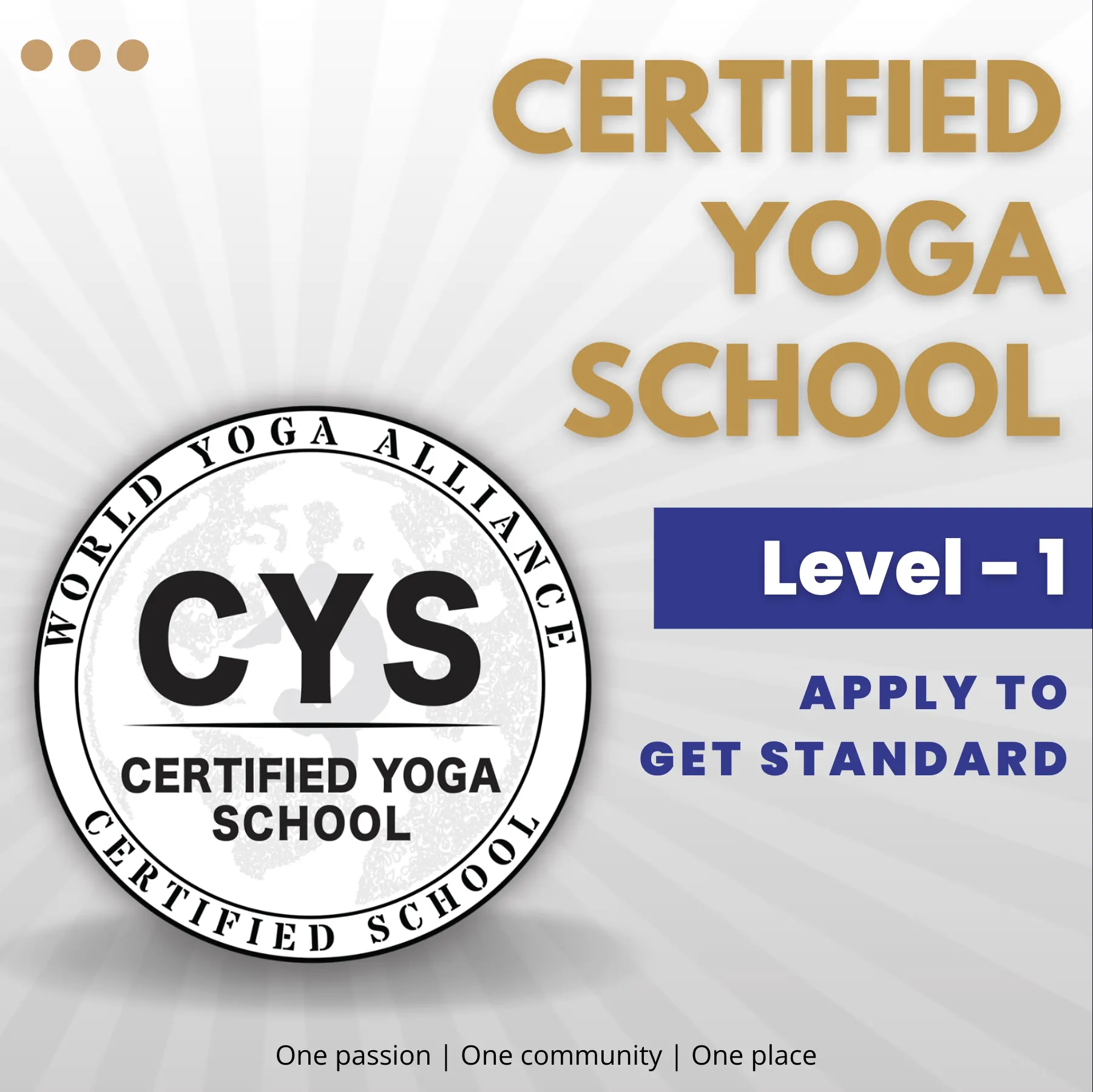 Certified Yoga School Level 1