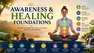 Yoga Therapy book page for natural healing, wellness, Ayurveda, mindfulness, Chakra and healthy lifestyle practices