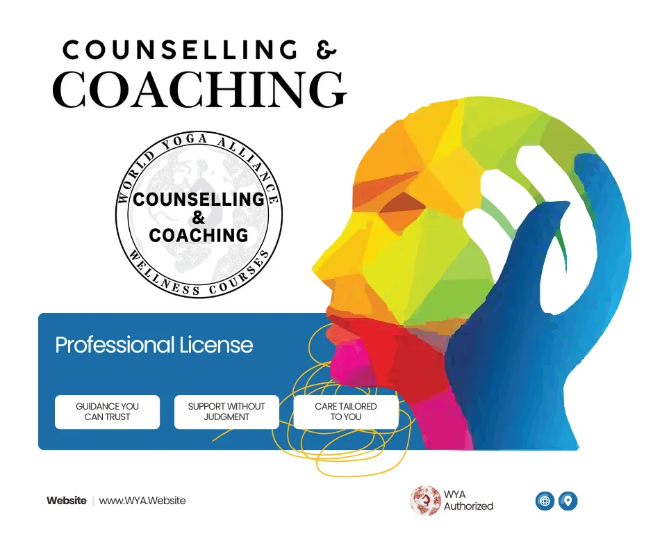 Counselling and Coaching Registration with World Yoga Alliance