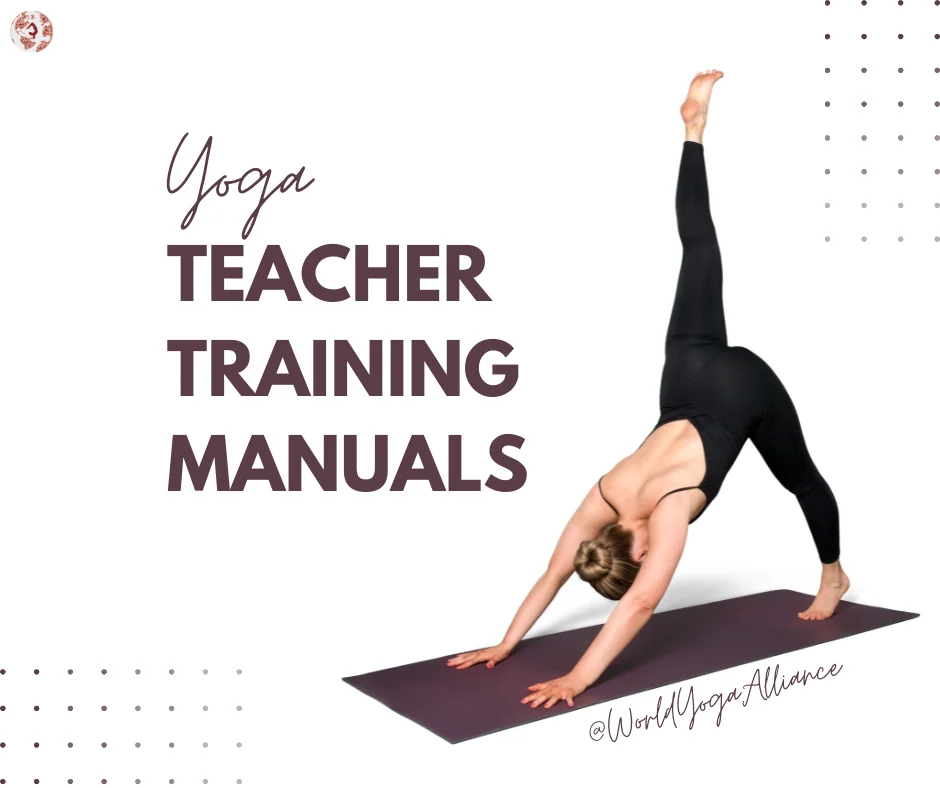 Professional yoga teacher training manuals with downloadable PDF resources and editable curriculum materials for yoga schools and teachers.